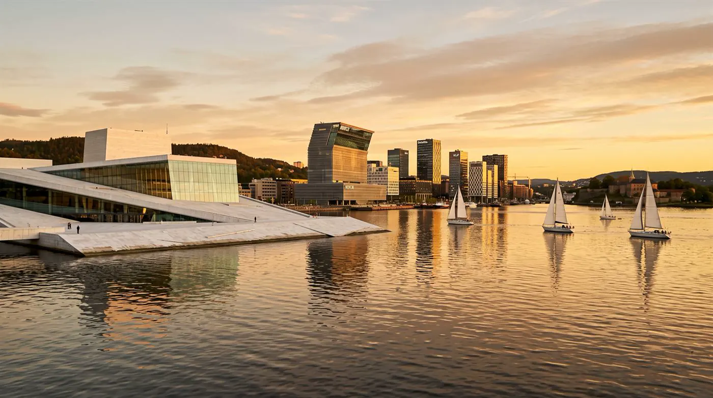 Oslo sett fra fjorden